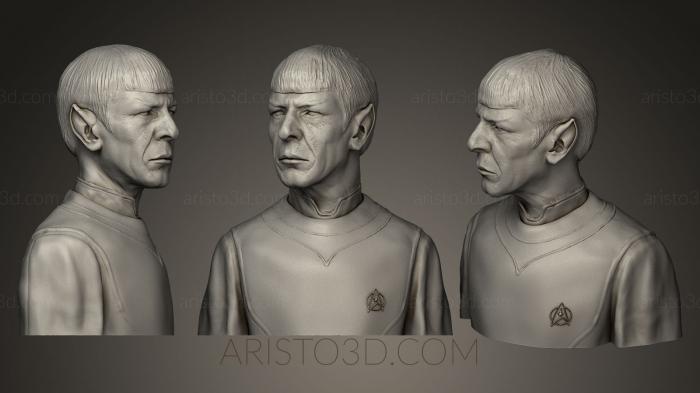 Busts and bas-reliefs of famous people (BUSTC_0576) 3D model for CNC machine